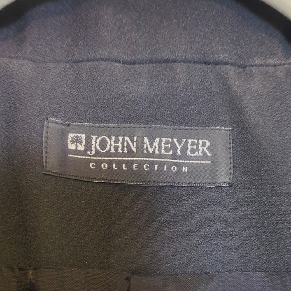 John Meyer Collection womens black swirl embroidered blazer - Picture 6 of 14